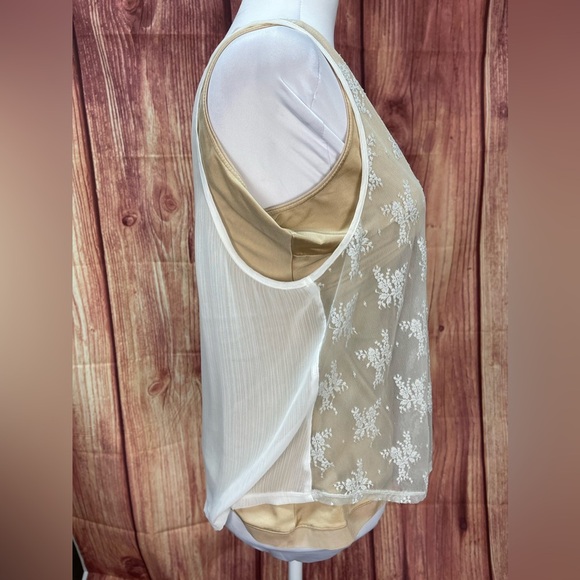 Abercrombie & Fitch sheer lace floral Tank top women’s size M - Picture 5 of 17